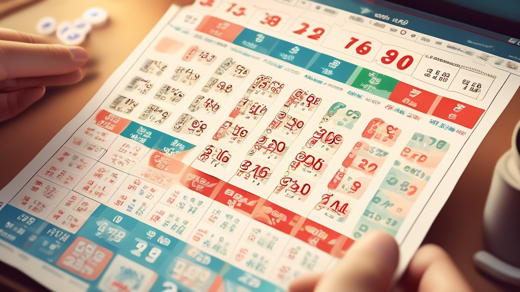 Generate an image representing a detailed infographic of a lottery forecast for the Northern region of Vietnam with winning number predictions and lucky nu